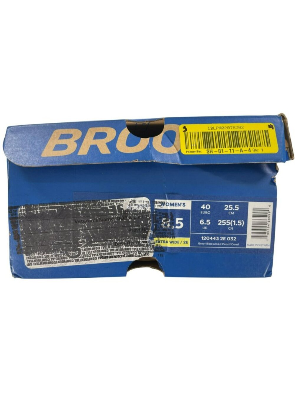 Brooks Adrenaline GTS 25 Running Shoes Grey/Blackened Pearl/Coral Wmn's Sz 8.5W - Picture 10 of 11